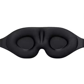 3D Sleep Mask with Contoured Cups for Men and Women, with Earplugs