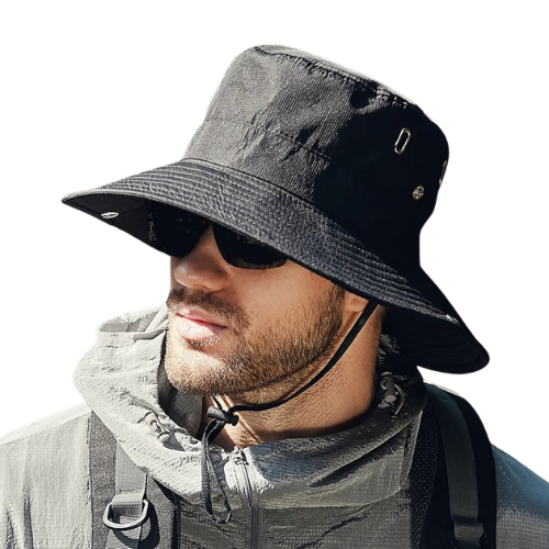 Elegant Wide Brim UV Protection Fisherman Hat